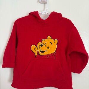 Disney Red Winnie the Pooh Kids Sweatshirt